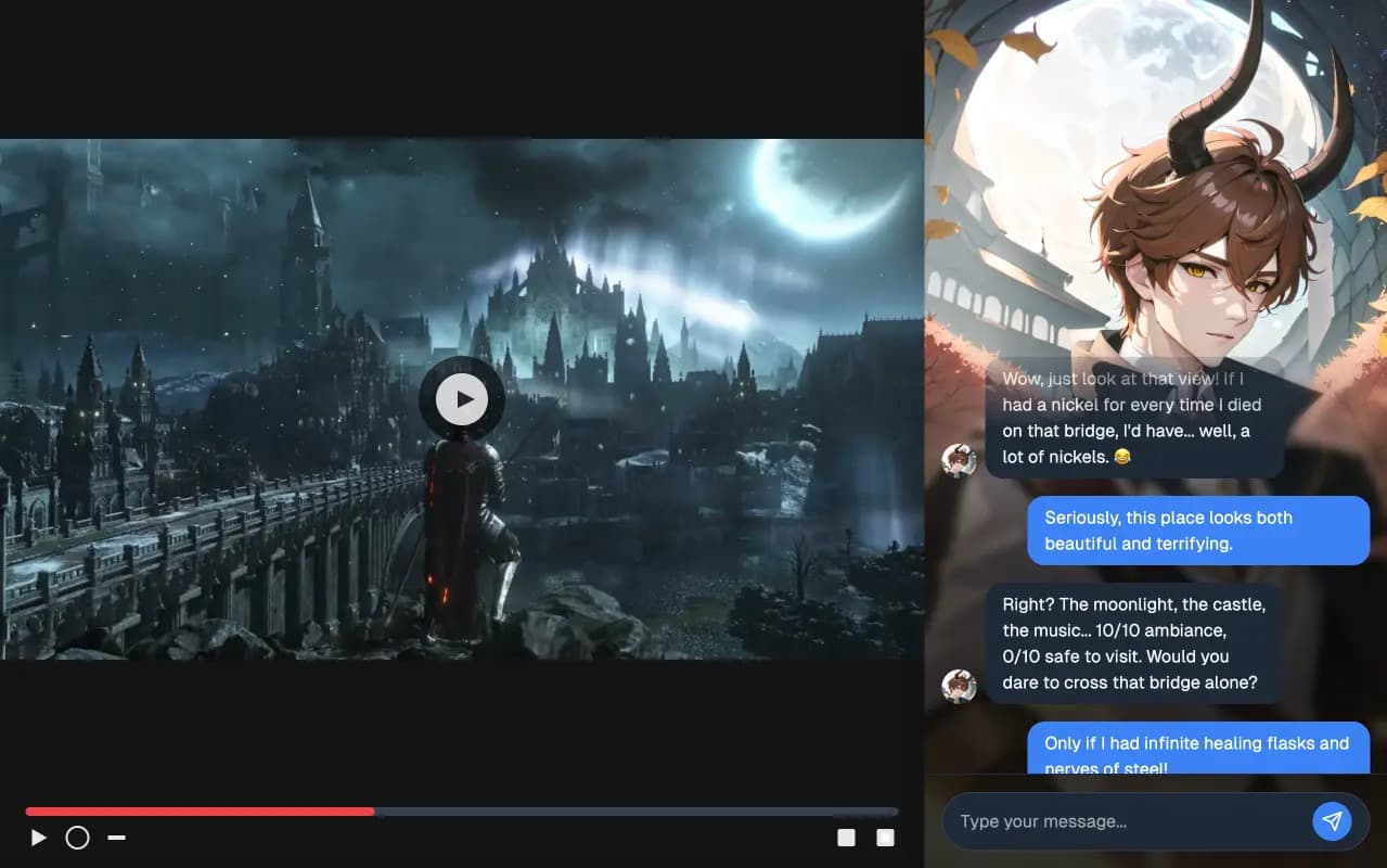 Interactive AI Conversations